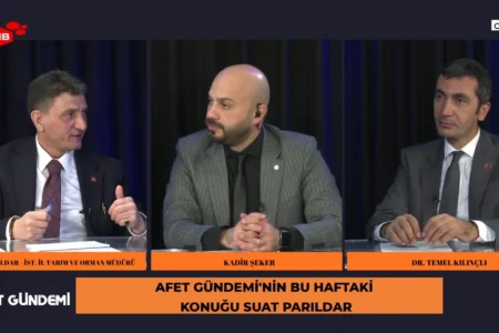 İstanbul tarım ve Orman Müdürü Suat Parıldar Afet Gündeminde